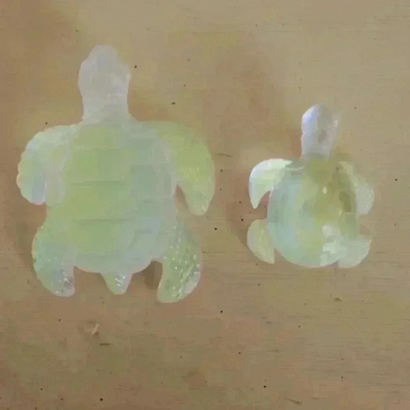 2 crystal turtle figurines - Picture 5 of 7